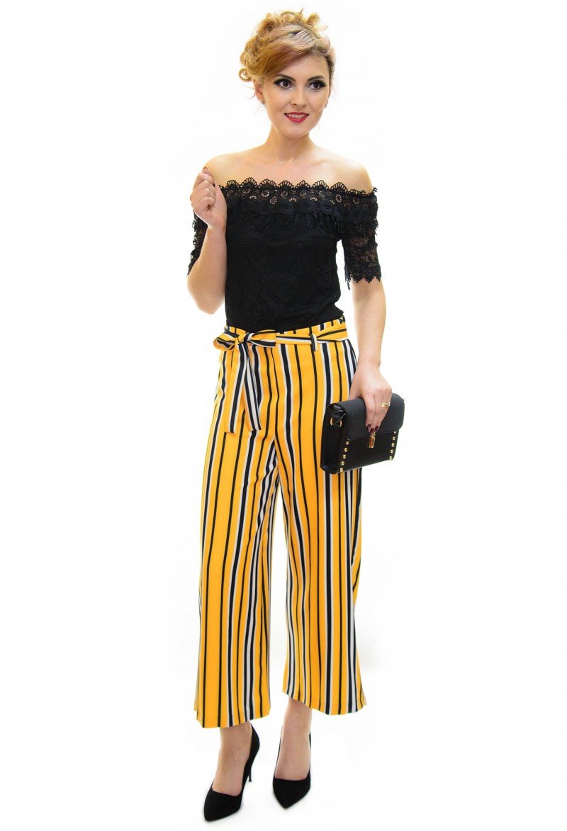 Pantaloni Culotte Modern Legacy Yellow